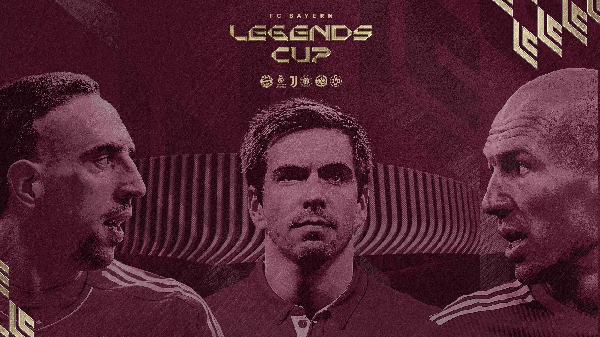 Werbegrafik FC Bayern Legends Cup